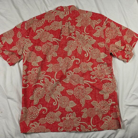 Reyn Spooner Kloth Mens Size XL Red Floral Button Front Shirt Aloha Hawaiian - Picture 2 of 9